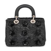 Christian Dior, Small Diorissimo Bag in Black Leather