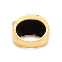 JOHN ATENCIO, YELLOW GOLD 'CHORUS' RING
