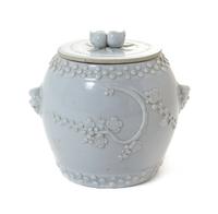 A Blanc-de-Chine Porcelain Covered Jar — QING DYNASTY