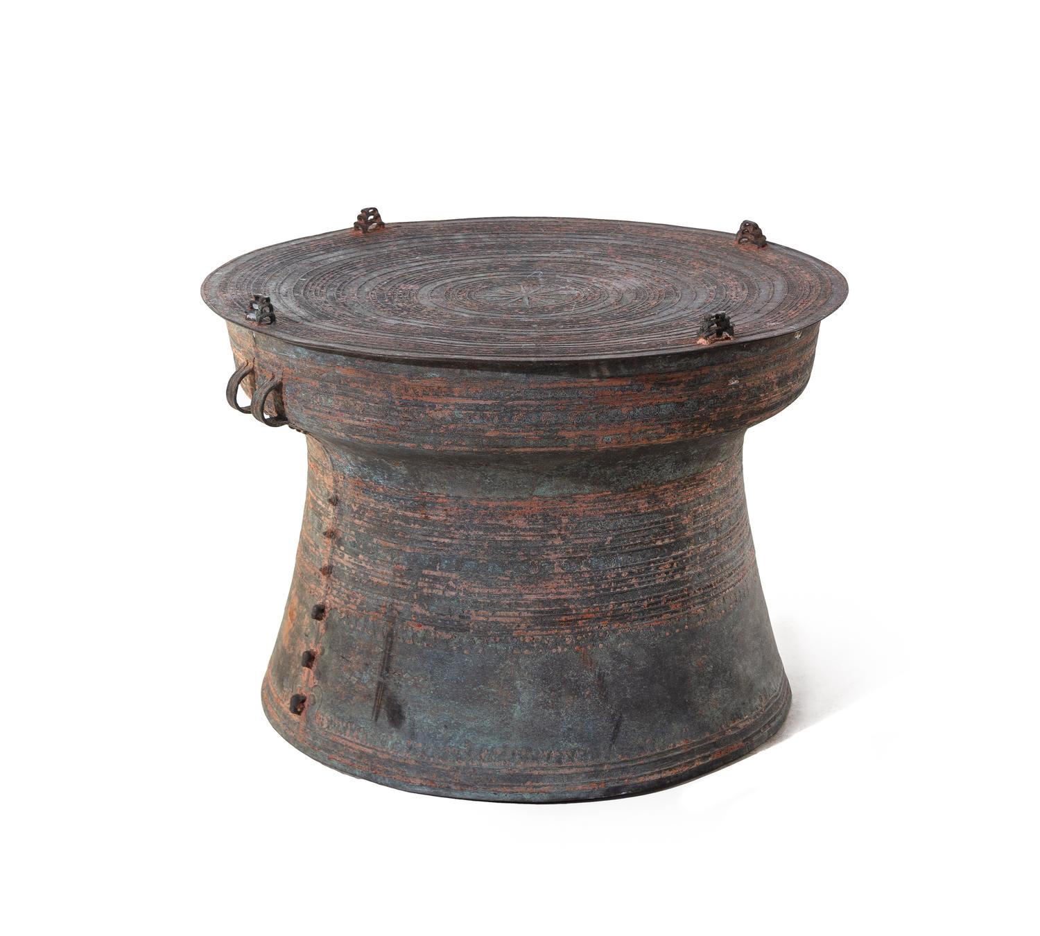 A Southeast Asian Bronze Rain Drum