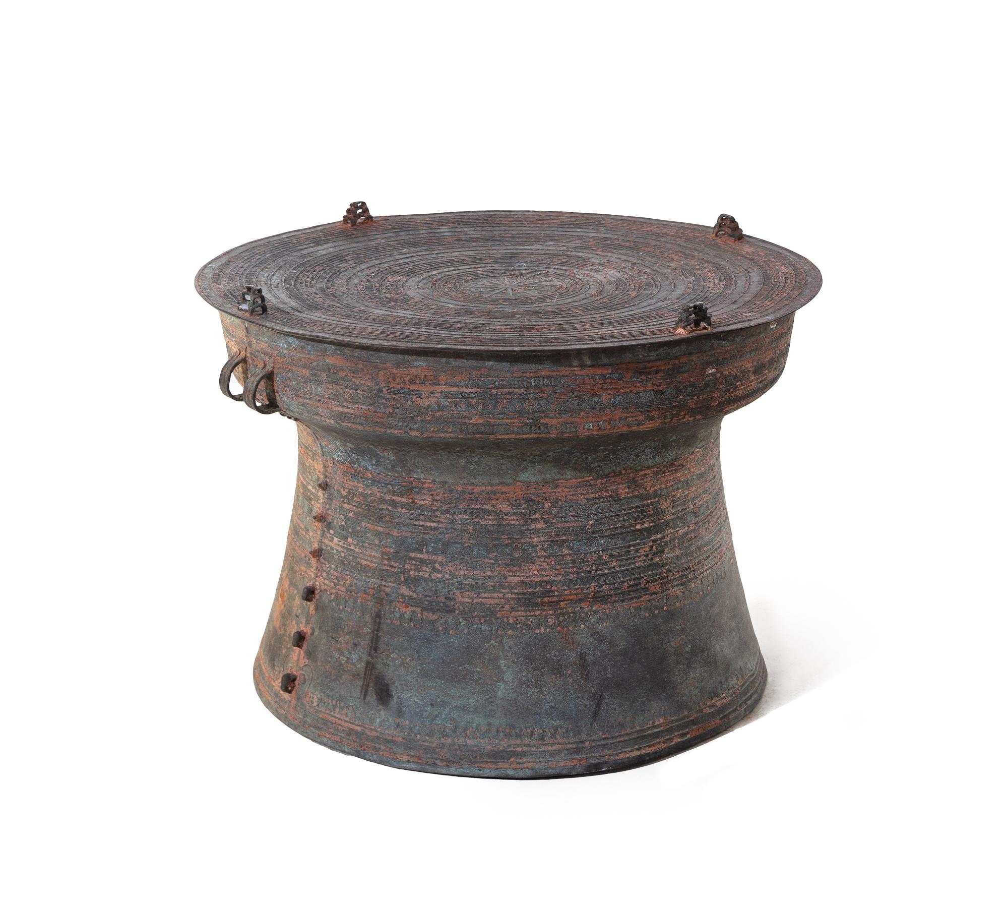 A Southeast Asian Bronze Rain Drum