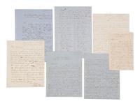 [FILIBUSTERS]. PAULDING, Rear Admiral Hiram (1797-1878) and WALKER, William (1824-1860). Correspondence associated with the Home Squadron, the Walker Expedition, and Vanderbilt's Accessory Transit Company, incl. William Walker ALsS, 1855-1858.