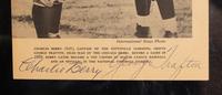 A George Trafton and Charlie Berry Dual Signed Autograph Photo (PSA Certified)