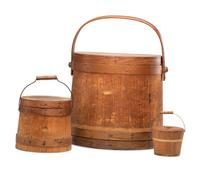 Two Firkins and a Wooden Pail