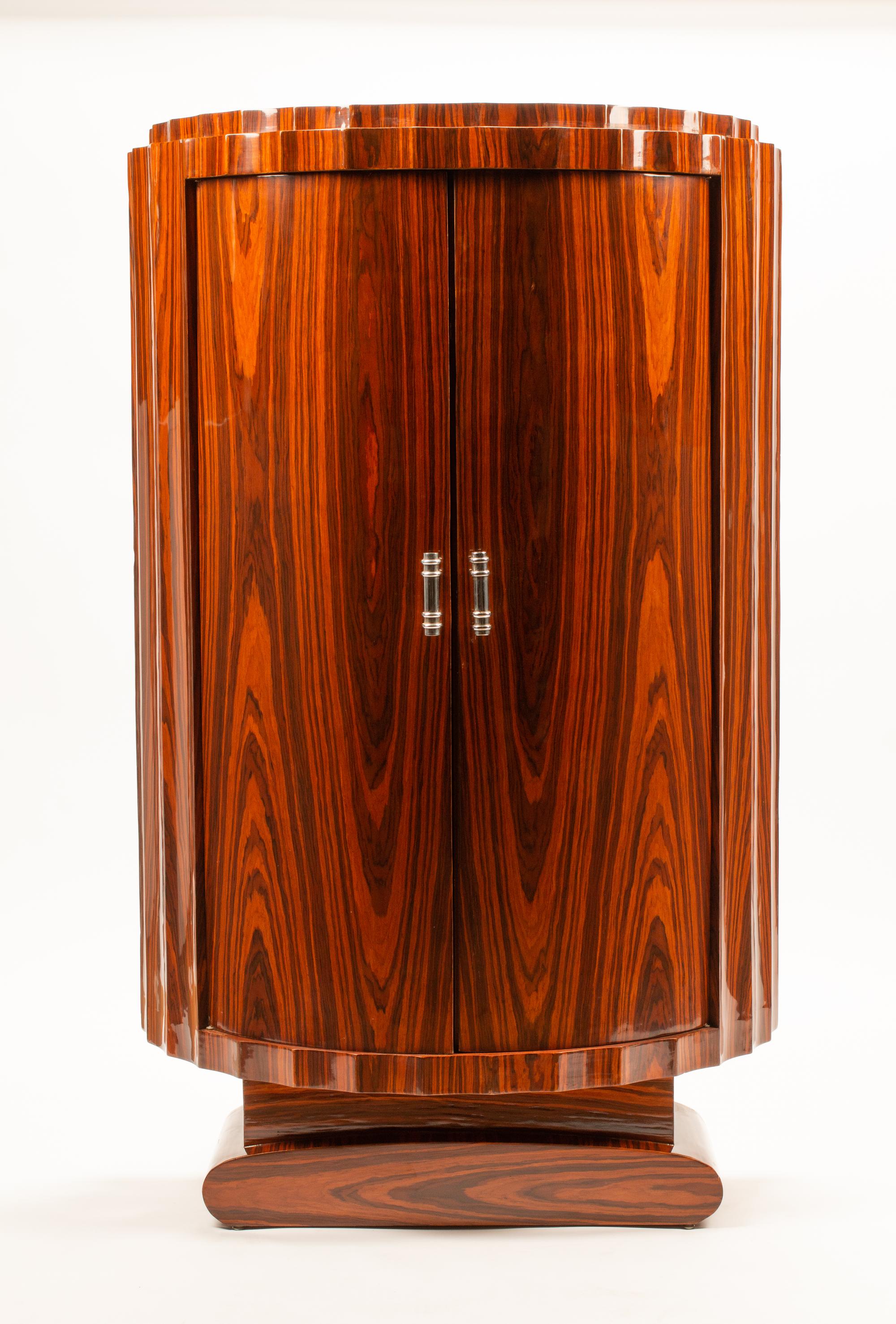An Art Deco Style Rosewood Cabinet