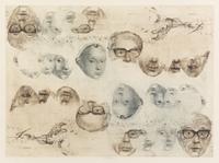 Jiri Anderle, (Czech, b. 1936), Eleven Figure Studies