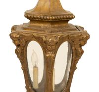 An Italian Baroque Style Giltwood Lantern — 19th Century