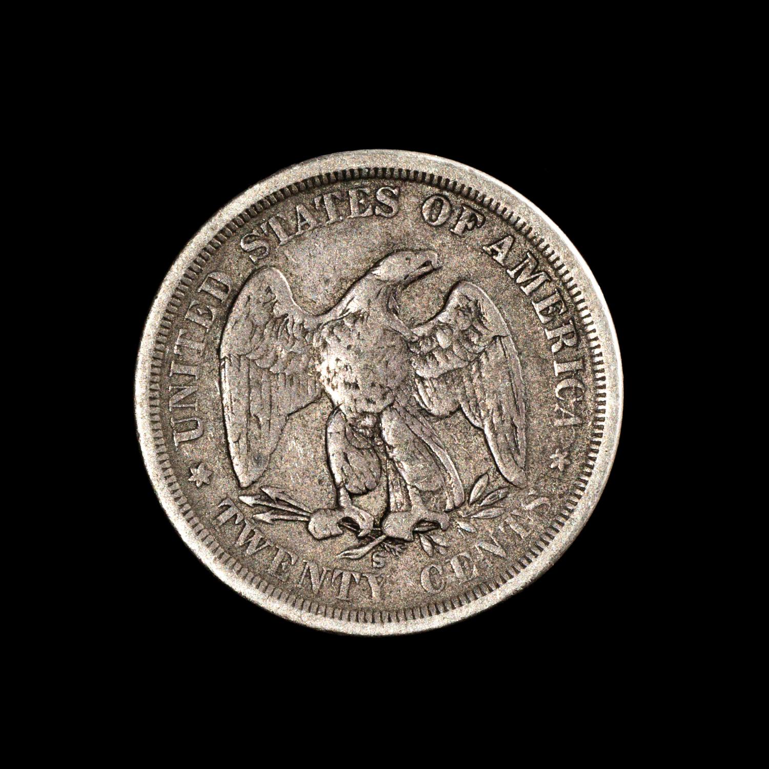 A United States 1875-S 20 Cent Piece