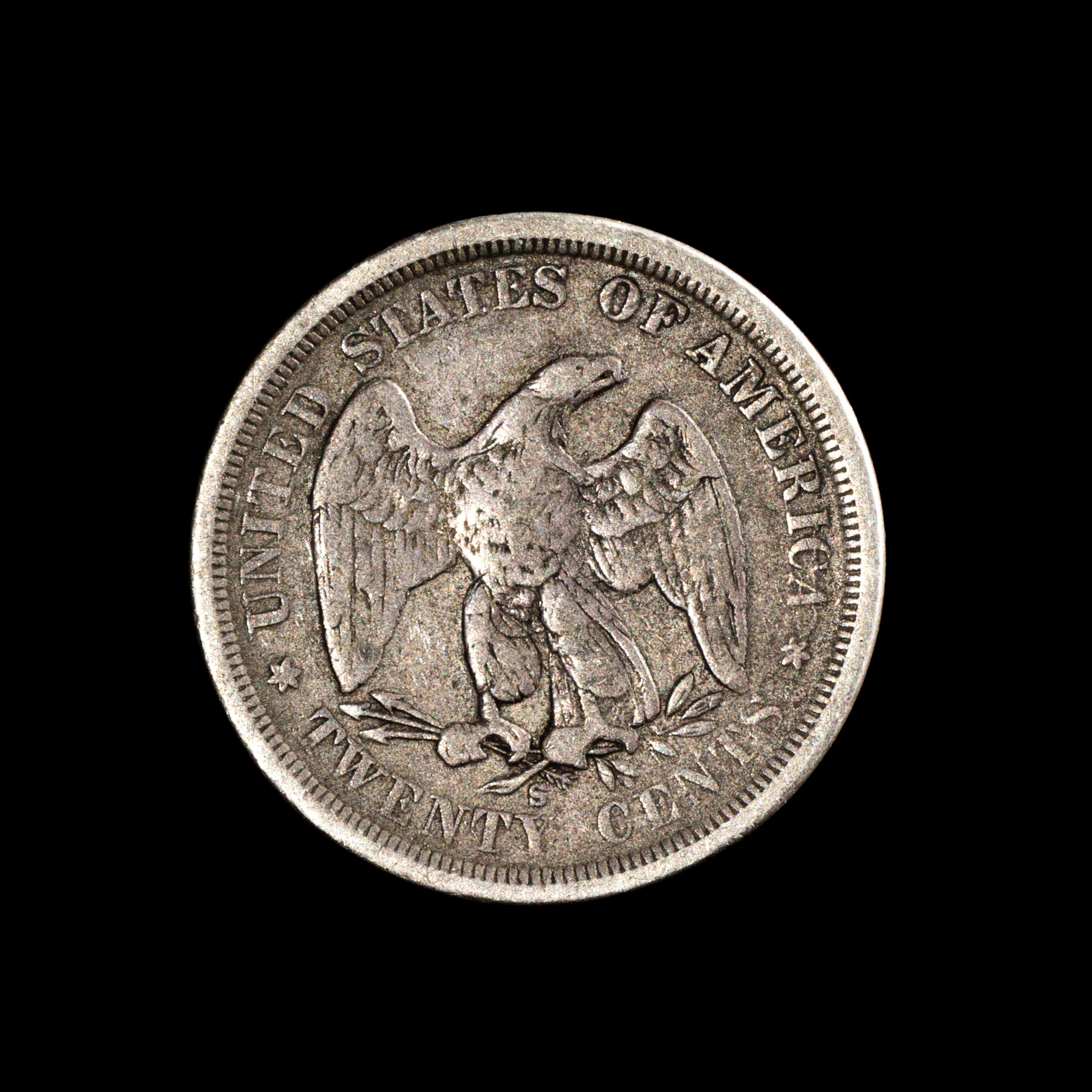 A United States 1875-S 20 Cent Piece