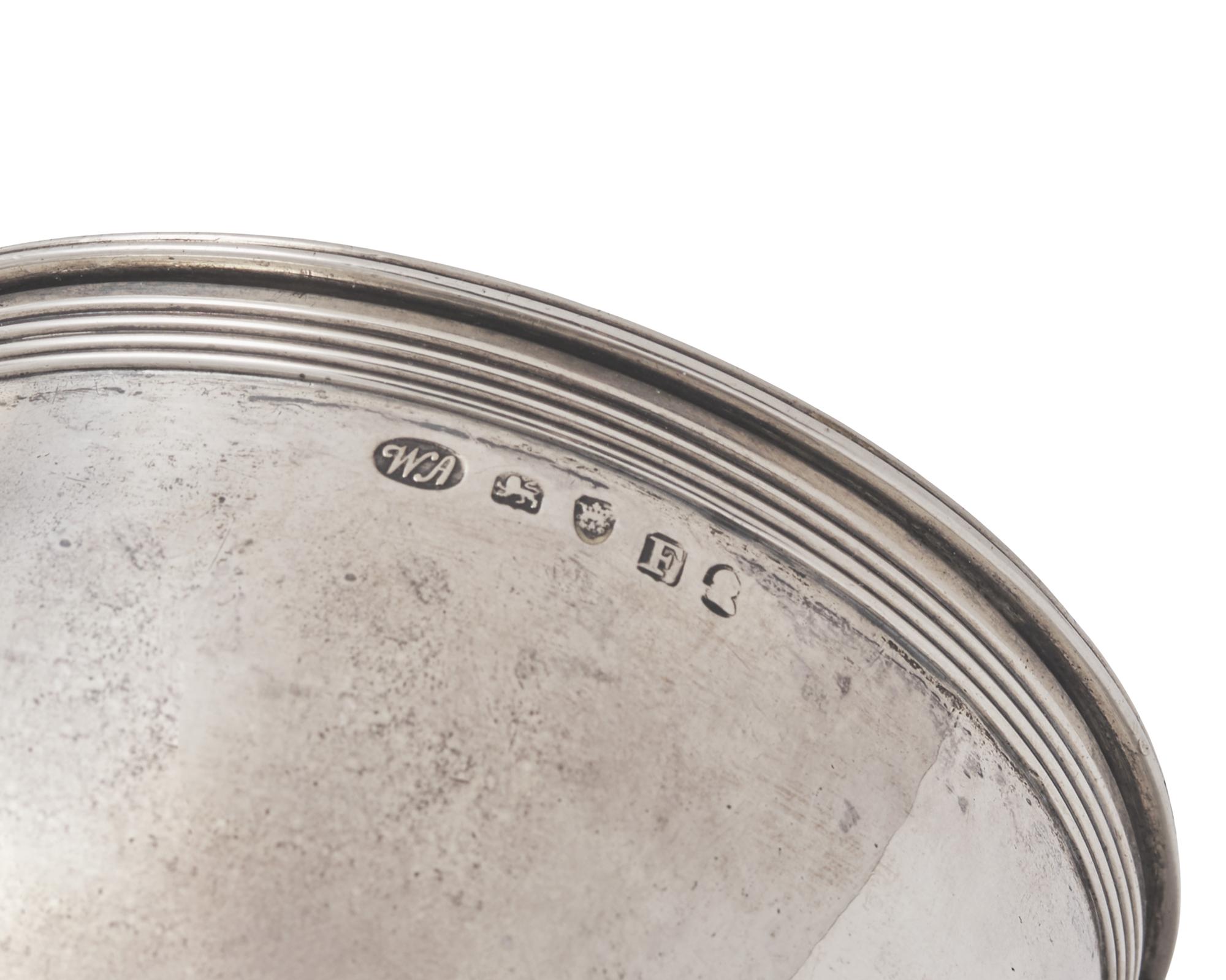 A Group of Three Silver Tablewares