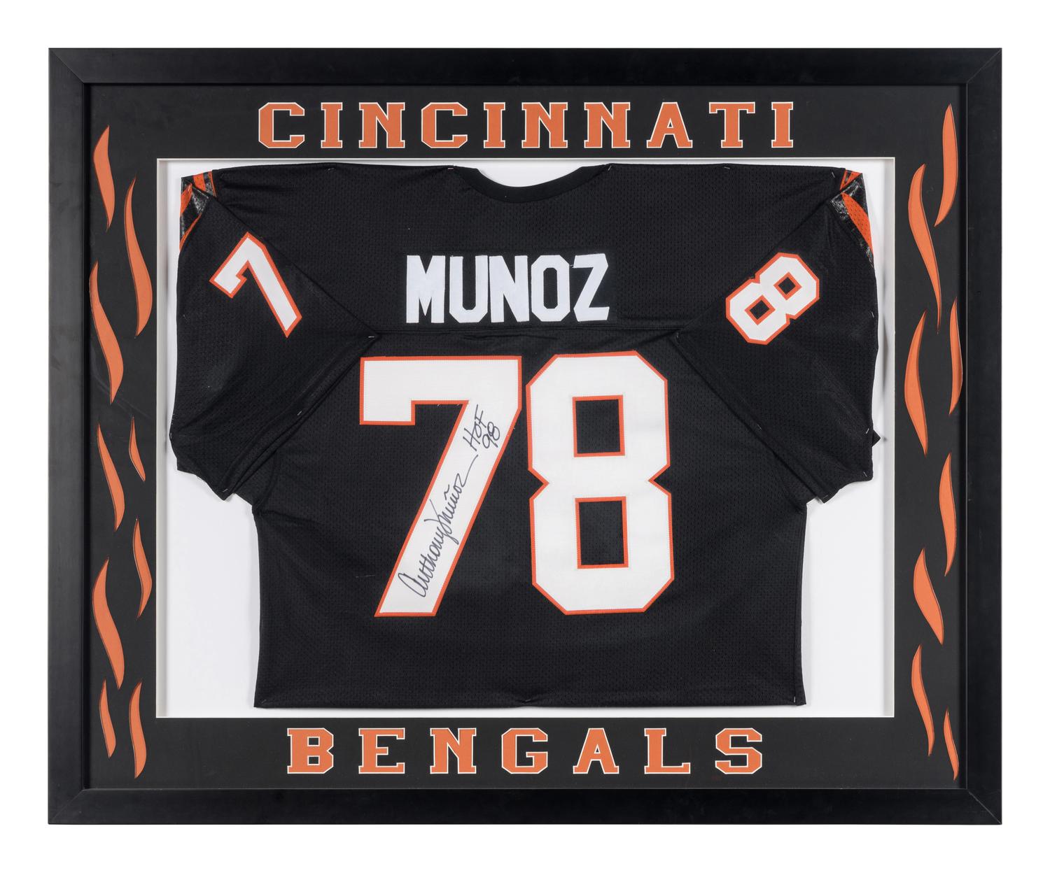A Group of 28 Cincinnati Bengals Signed Autograph Items,
