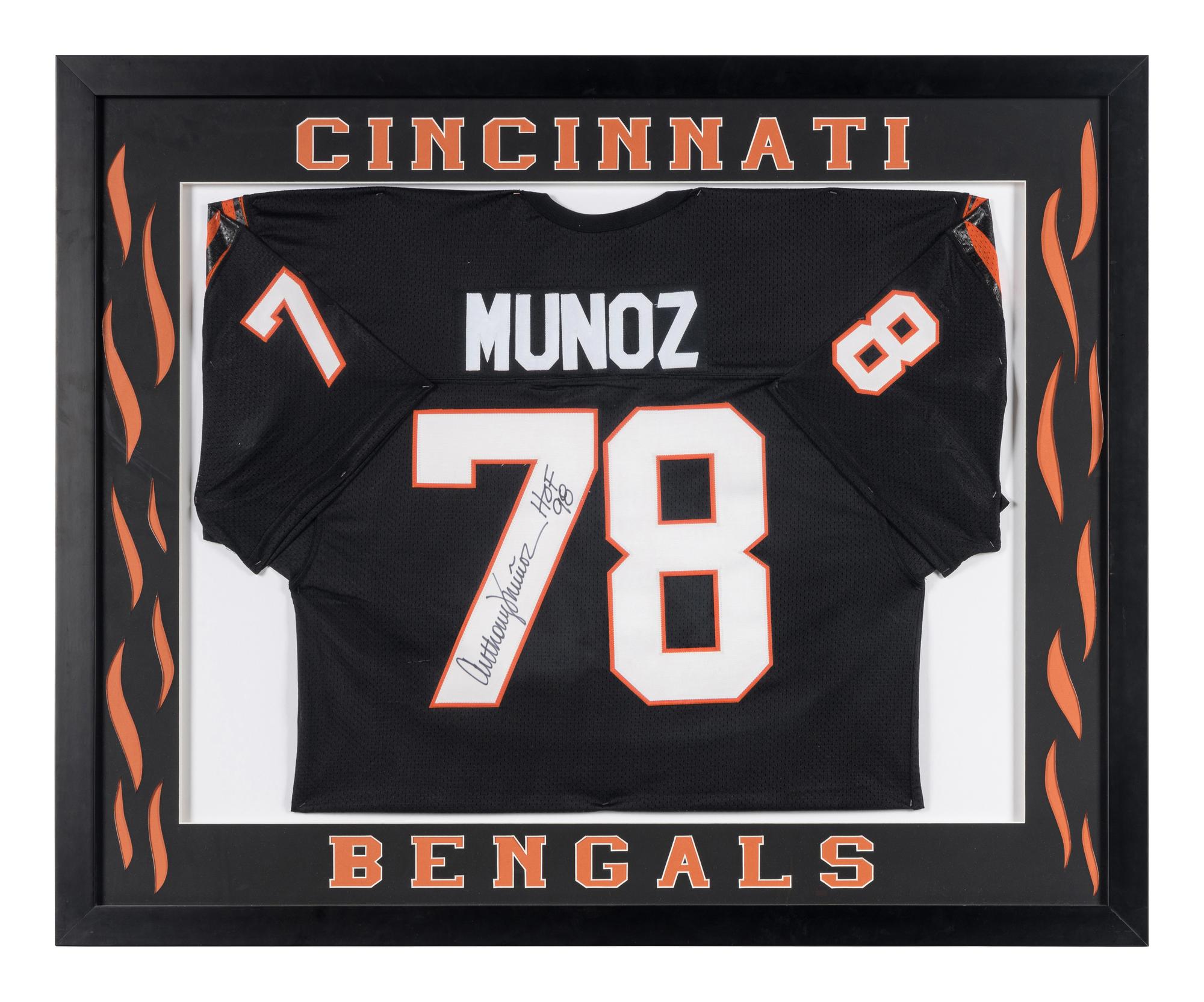 A Group of 28 Cincinnati Bengals Signed Autograph Items,