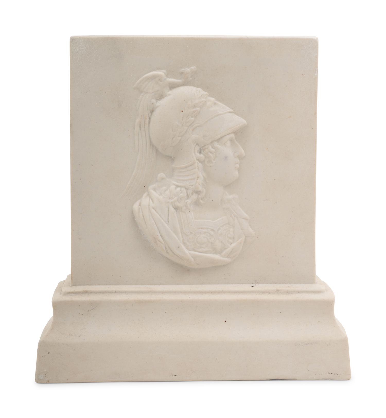 Three Composition Busts and a Pair of Bookends