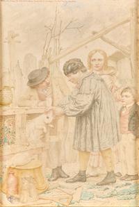 The Rabbit Hutch , 1861