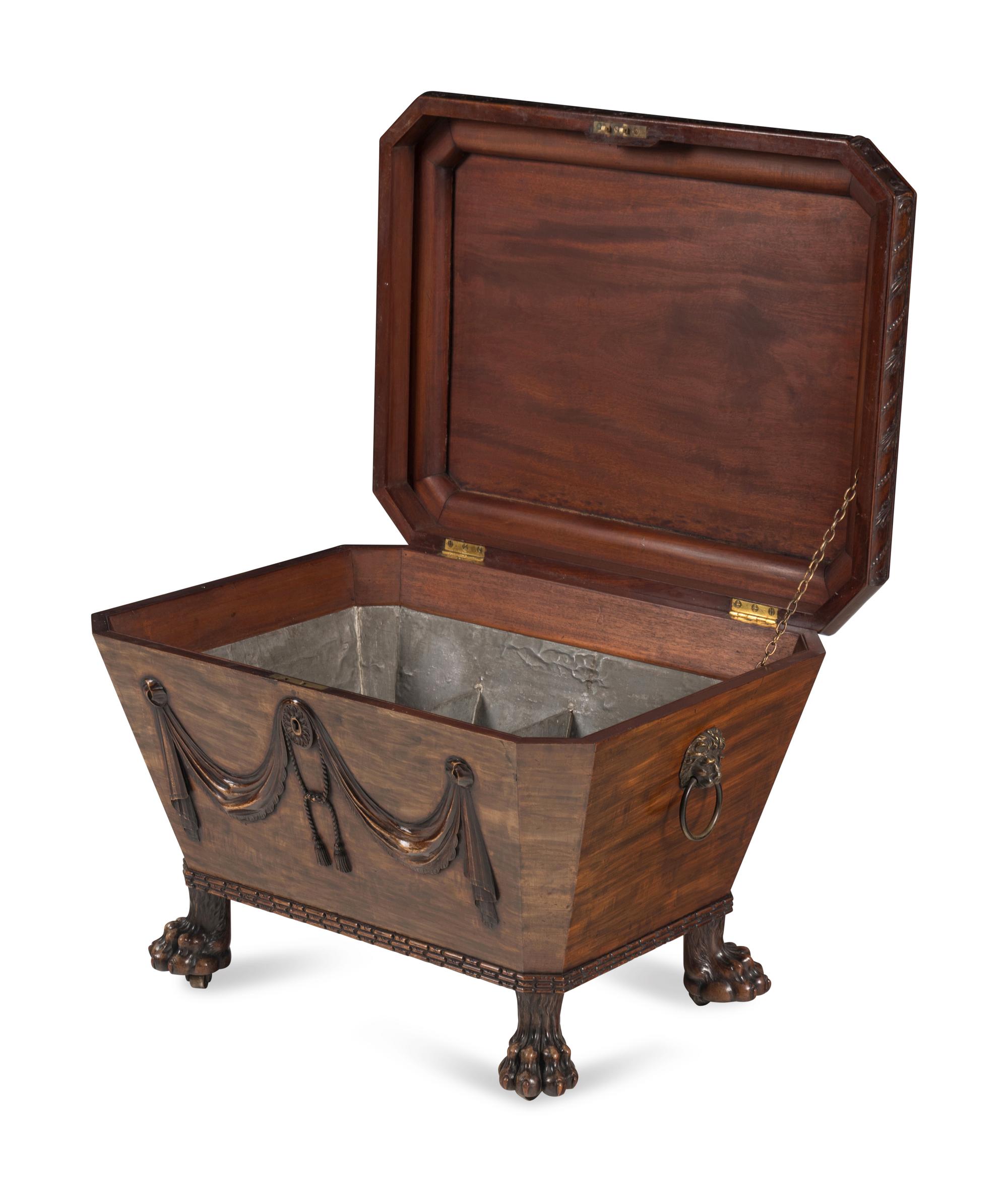 A Regency Mahogany Cellarette