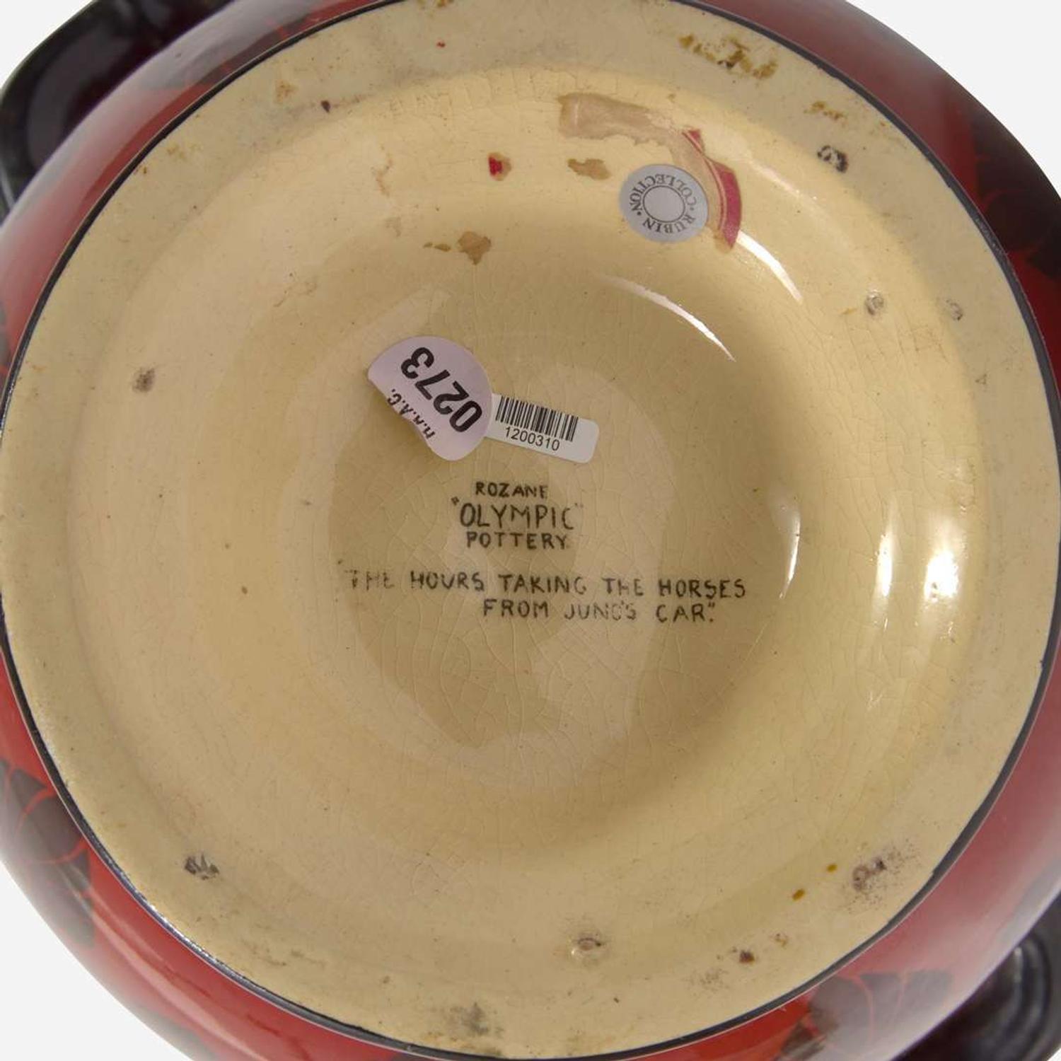 Roseville Pottery (American, active 1890-1954) Rare Rozane Olympic Hydria, USA, circa 1910