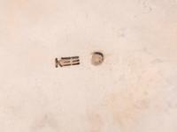 Silver Belt Buckle, with 14K Gold Center Accent