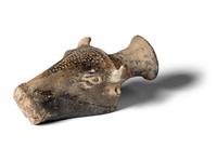 An East Greek Terracotta Rhyton in the Form of a Bull