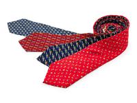 Four Salvatore Ferragamo Silk Ties,