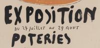 Exposition Poteries Fleurs Parfums (Première Affiche Vallauris), 1948