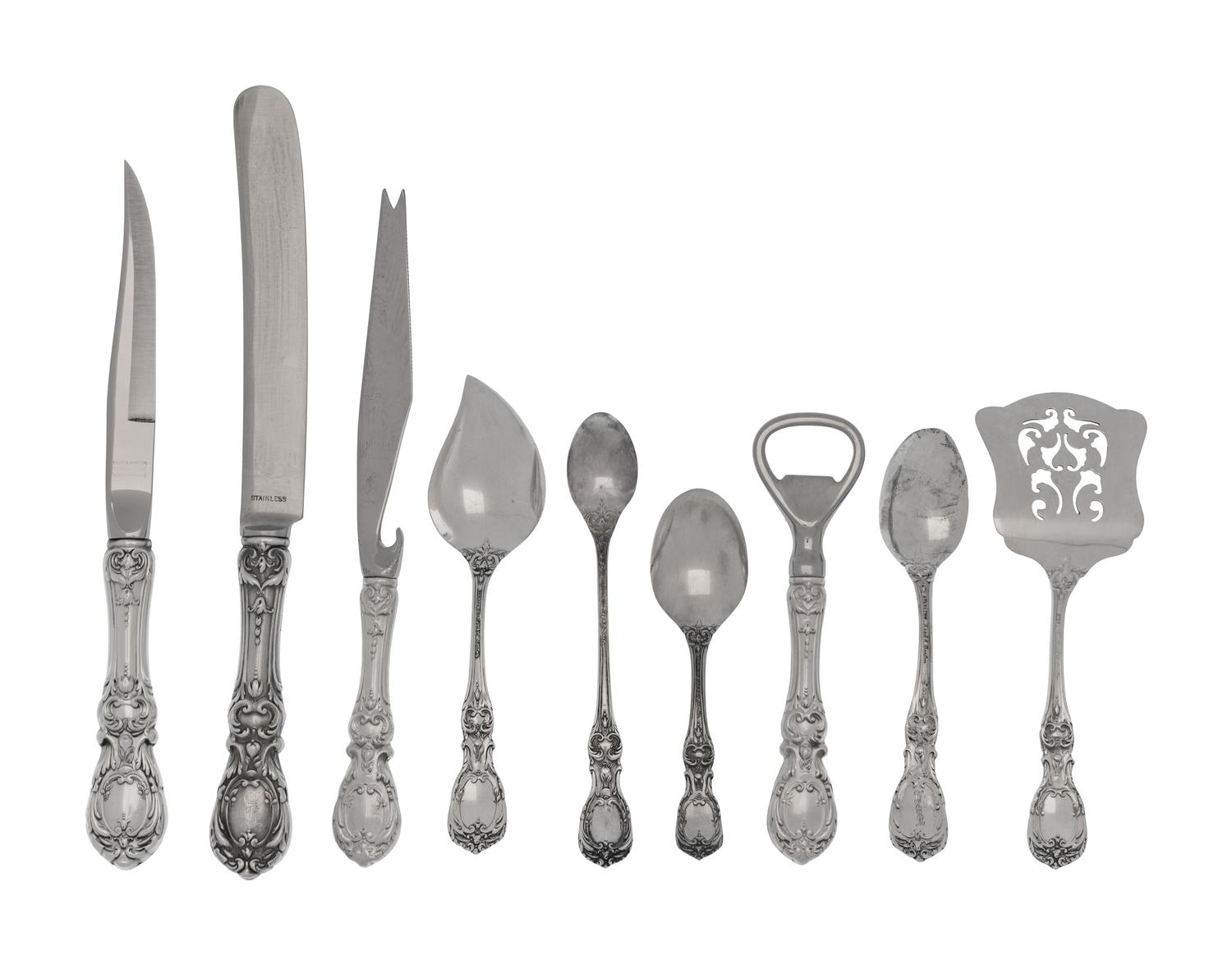 A Reed & Barton Francis I Silver Flatware Service