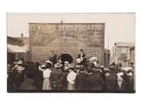 [EPHEMERA]. 78 RPPCs & photographs of parades, sideshows, and fairs.