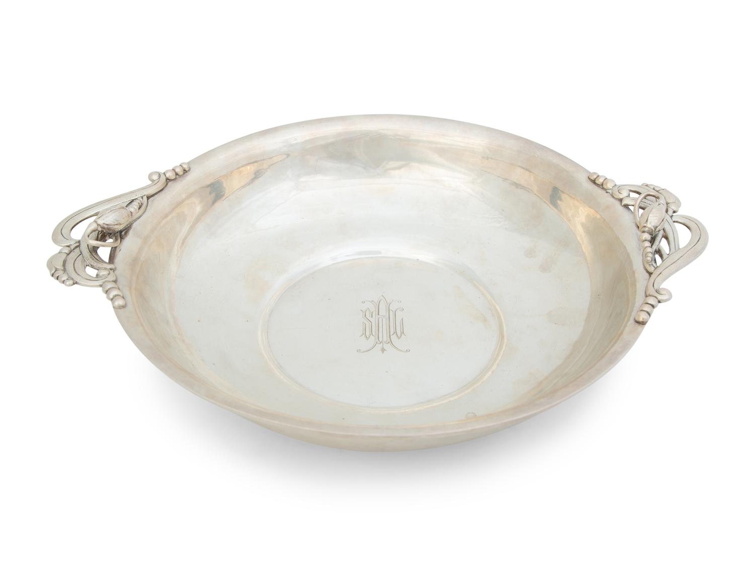 An American Silver Two-handle Bowl