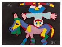 Karel Appel, (Dutch, 1921-2006), Circus (Volume I), 1978 (a group of ten prints)