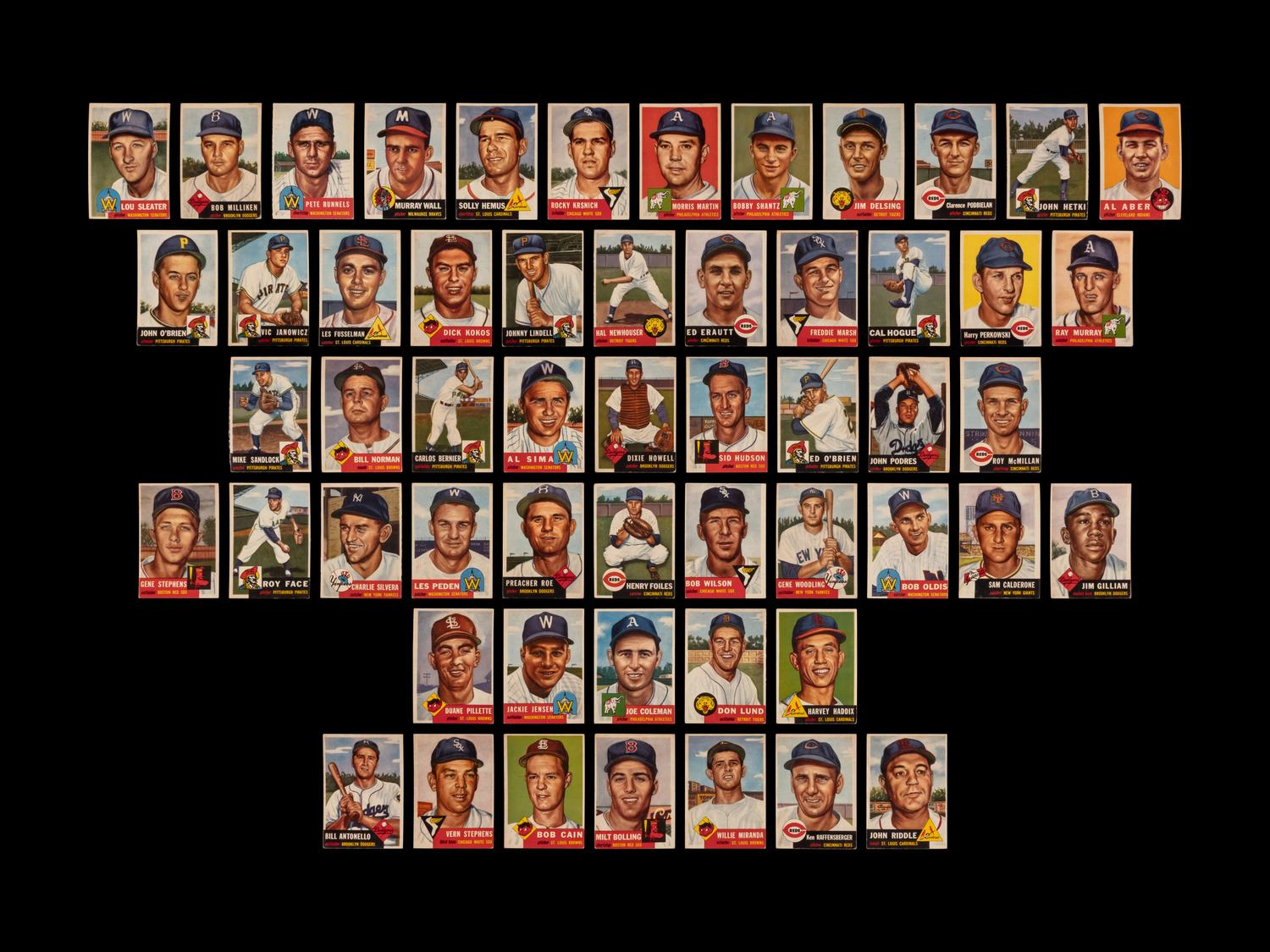 A Near Set of 1953 Topps Baseball Cards (269/274)