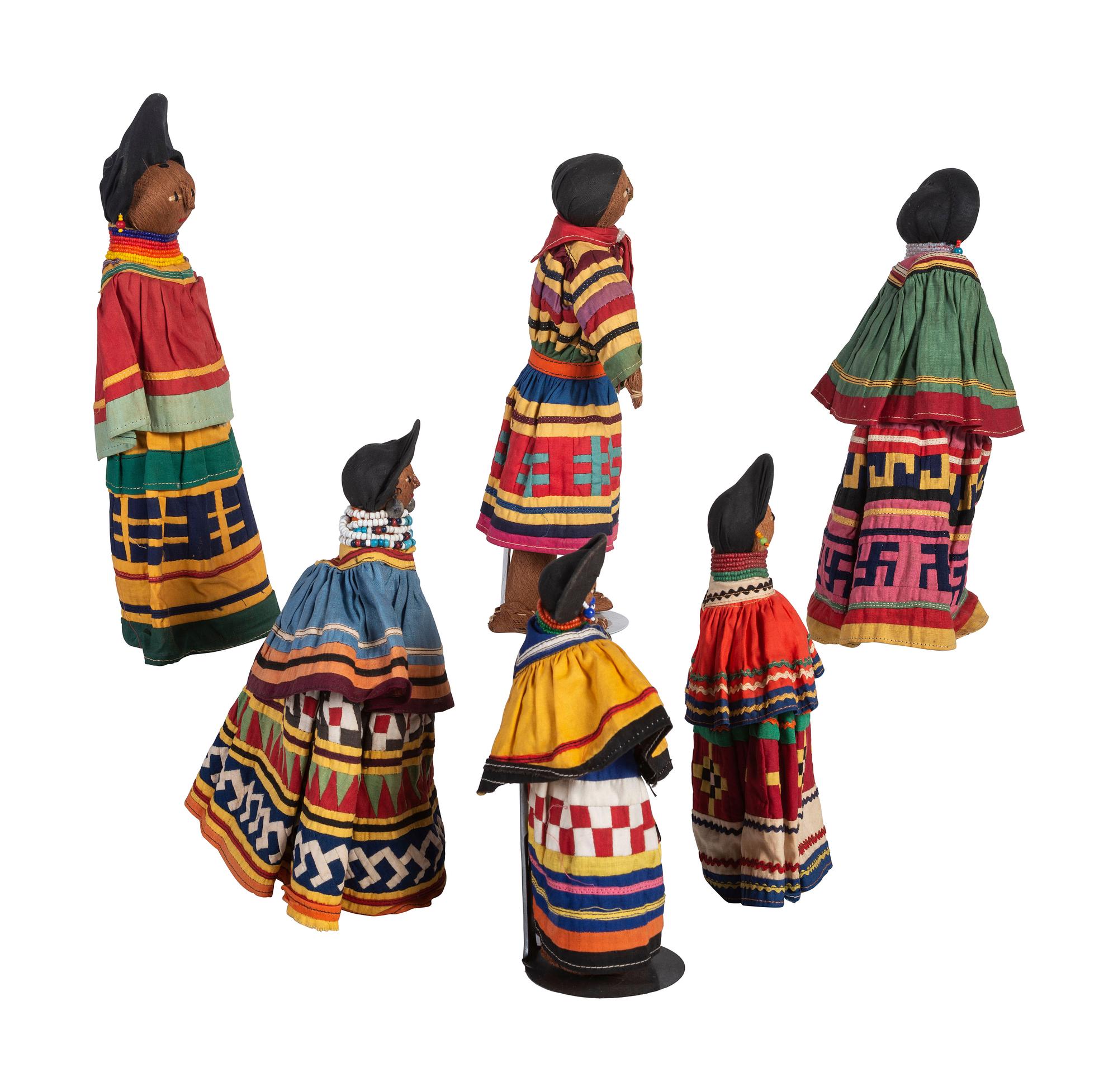 Family of Seminole Dolls