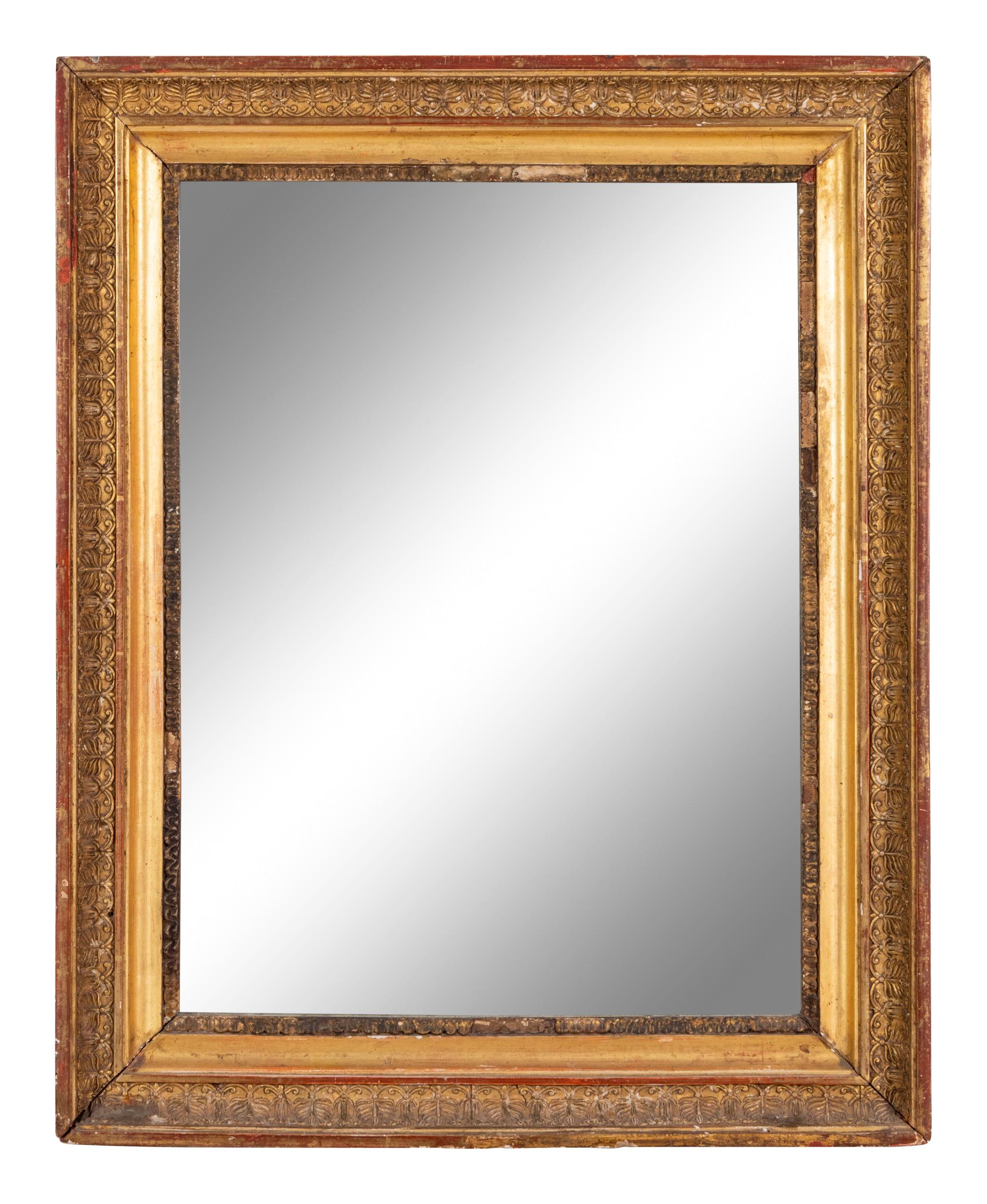 An Empire Giltwood Mirror