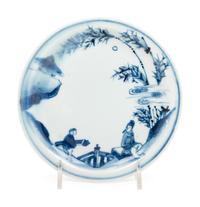 A Chinese Blue and White Porcelain Plate