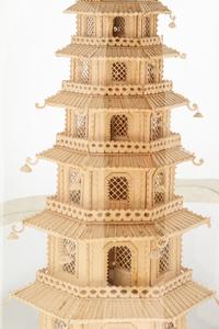 A Rolled Paper Model of a Pagoda