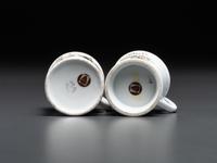 Two Artist's Porcelain Occupational Shaving Mugs