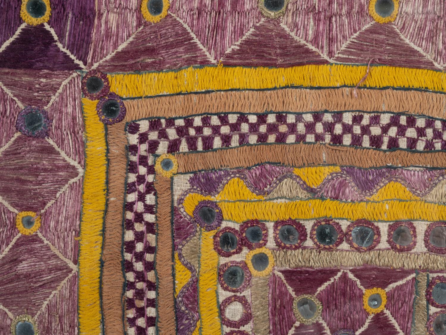 A Pair of Framed Indian Chakla Cloths