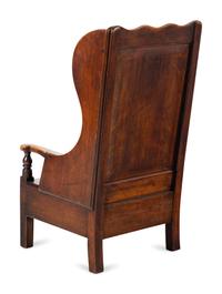 An English Oak Lambing Chair