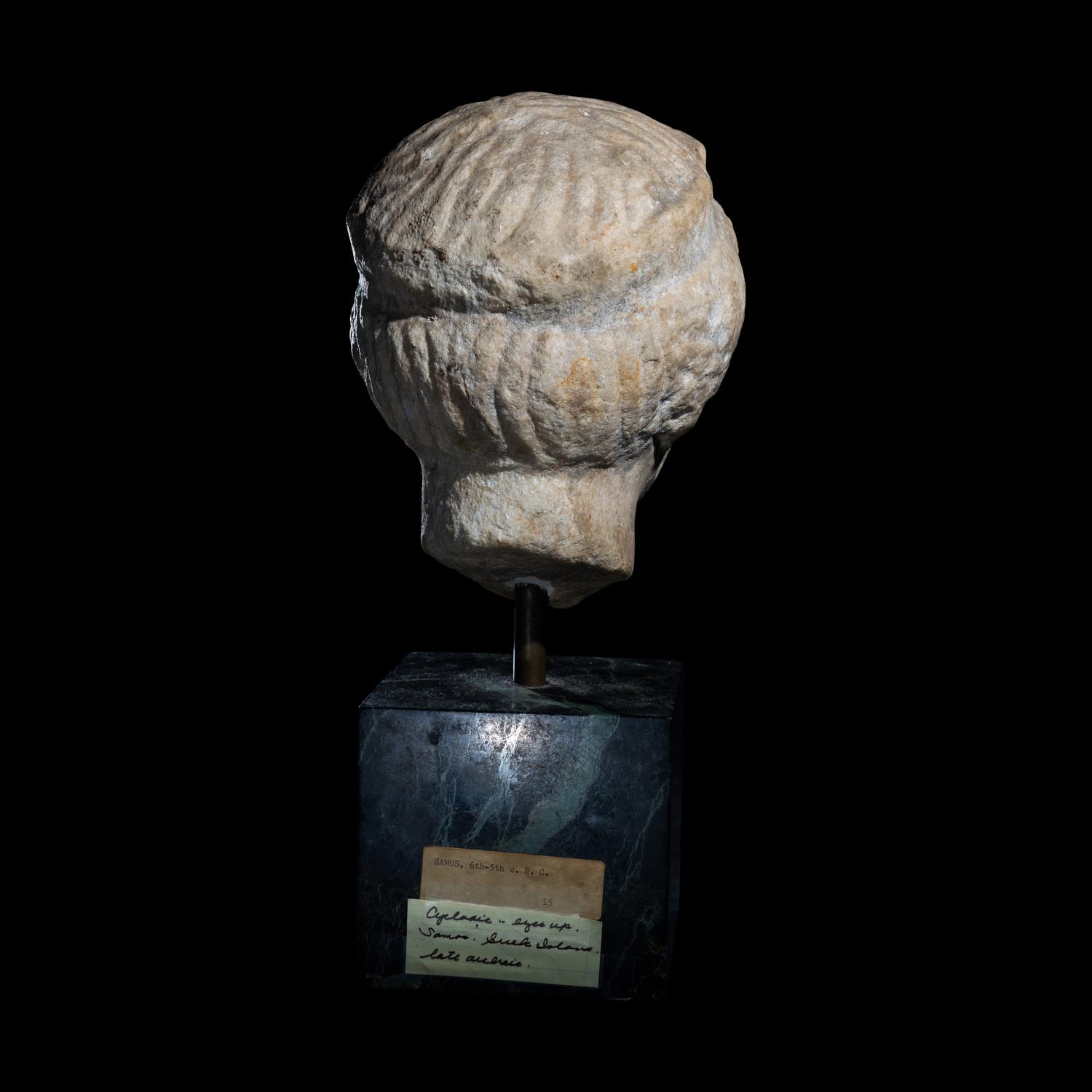 A Greek Marble Head of a Kore