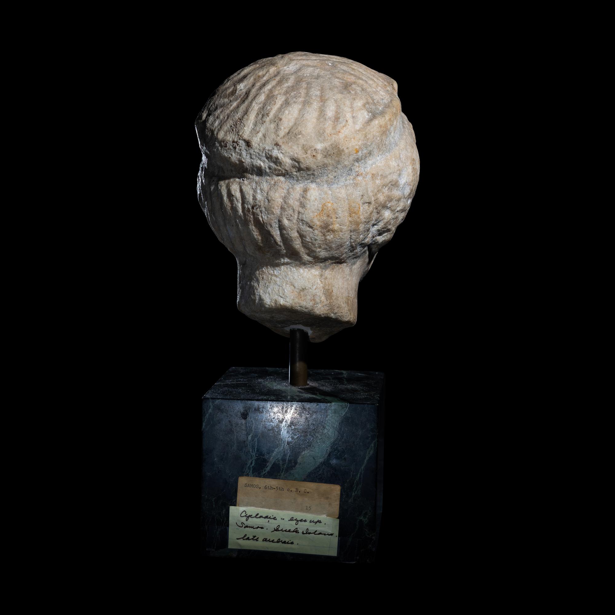 A Greek Marble Head of a Kore