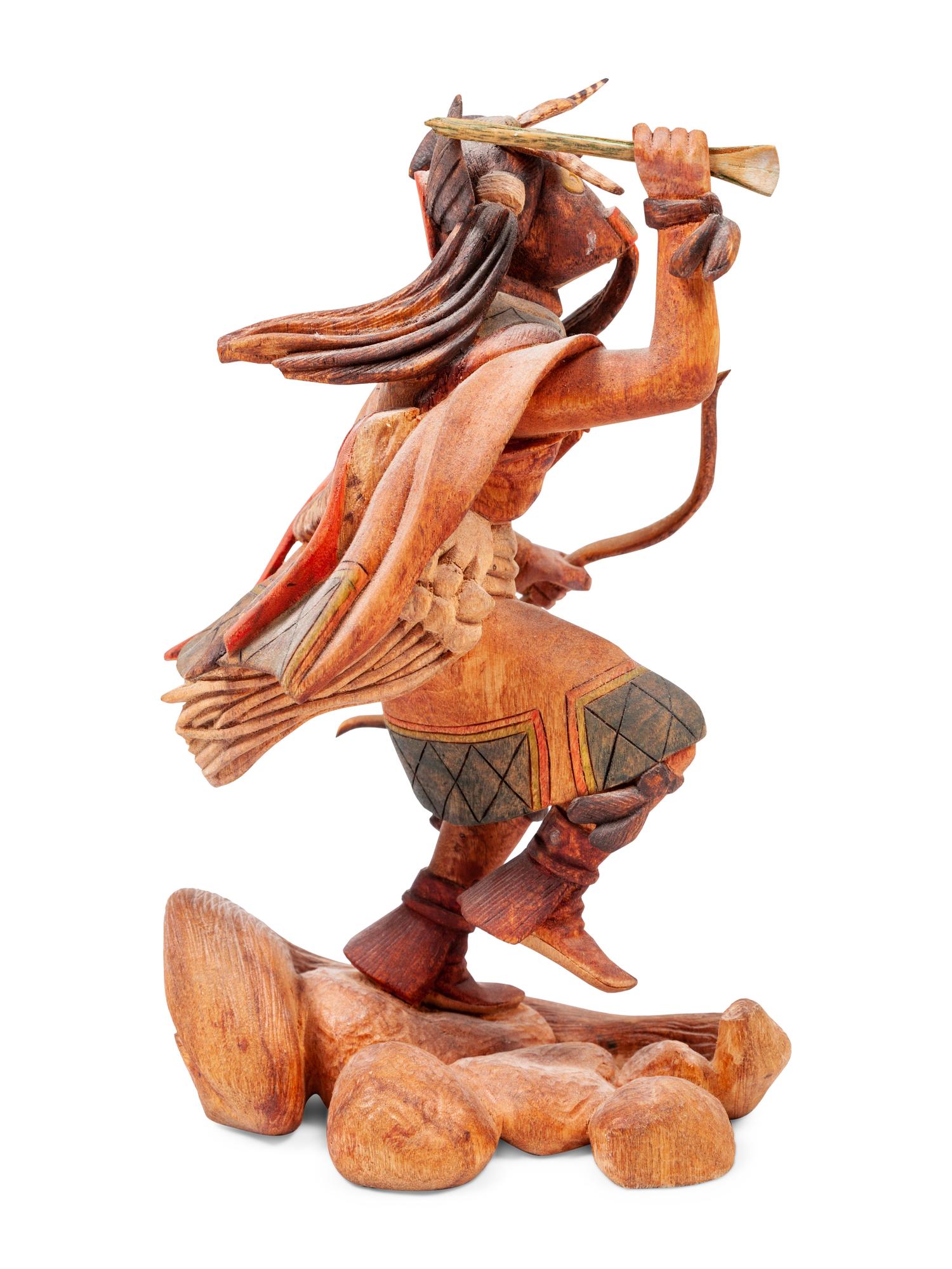Warrior Woman Katsina Carving
