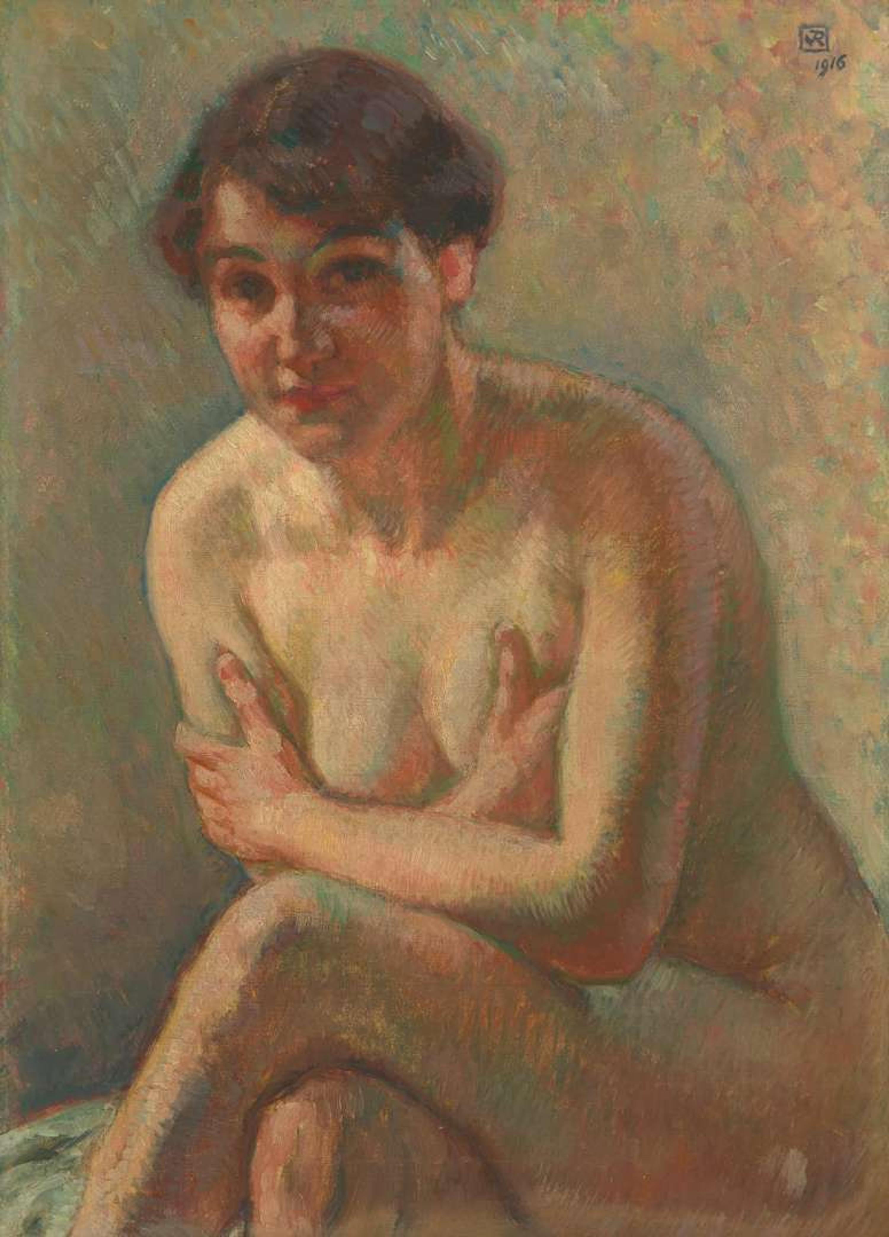 Théo van Rysselberghe (Belgian, 1862-1926) - Maud Assise