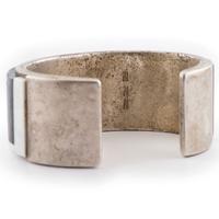 Silver and Mosaic Inlay Cuff Bracelet