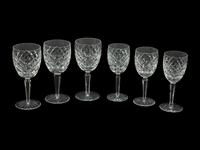A Group of Waterford Cut Glass Stemware