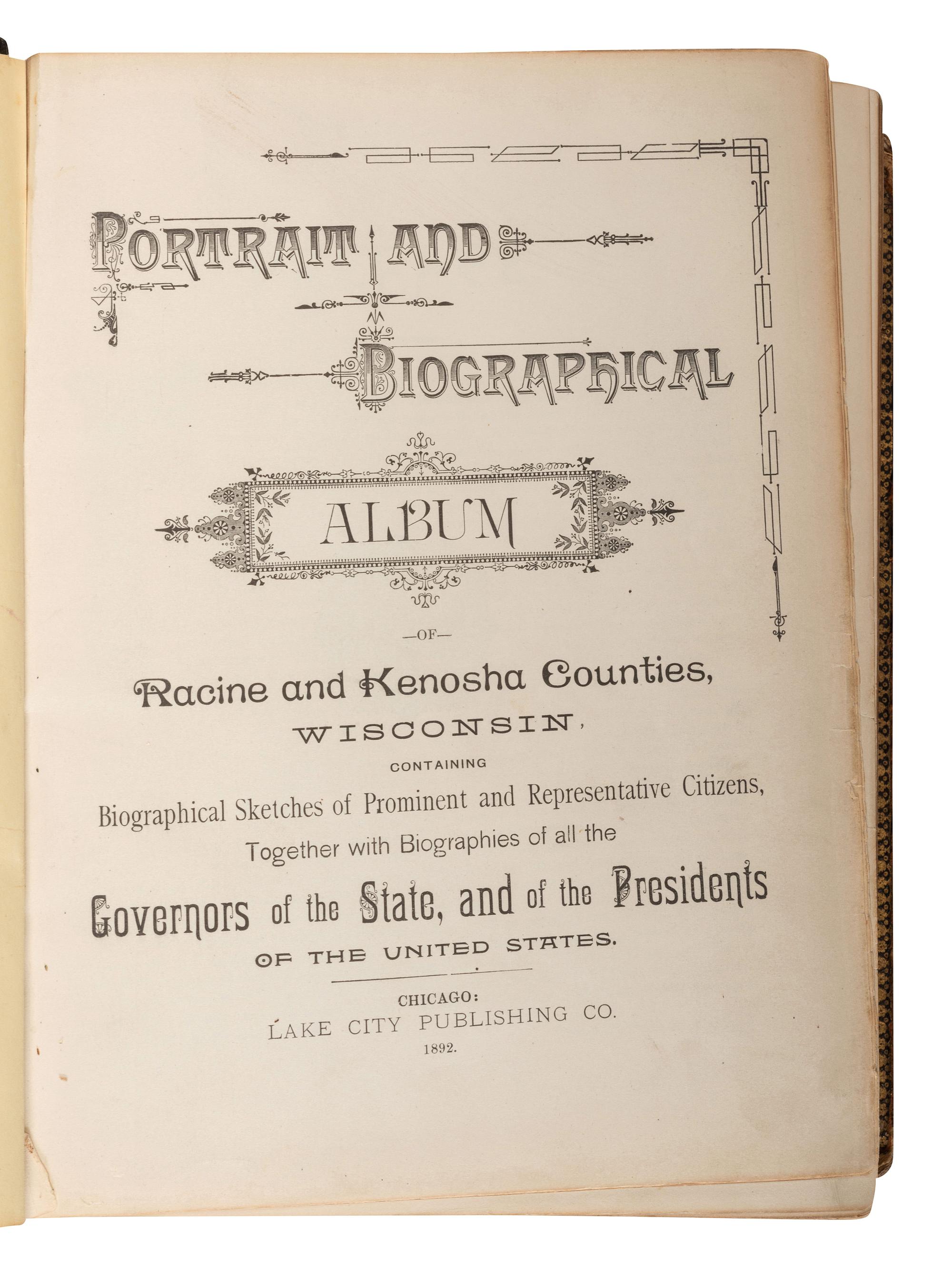[WISCONSIN]. A group of county histories and other Wisconsin-related books, comprising:
