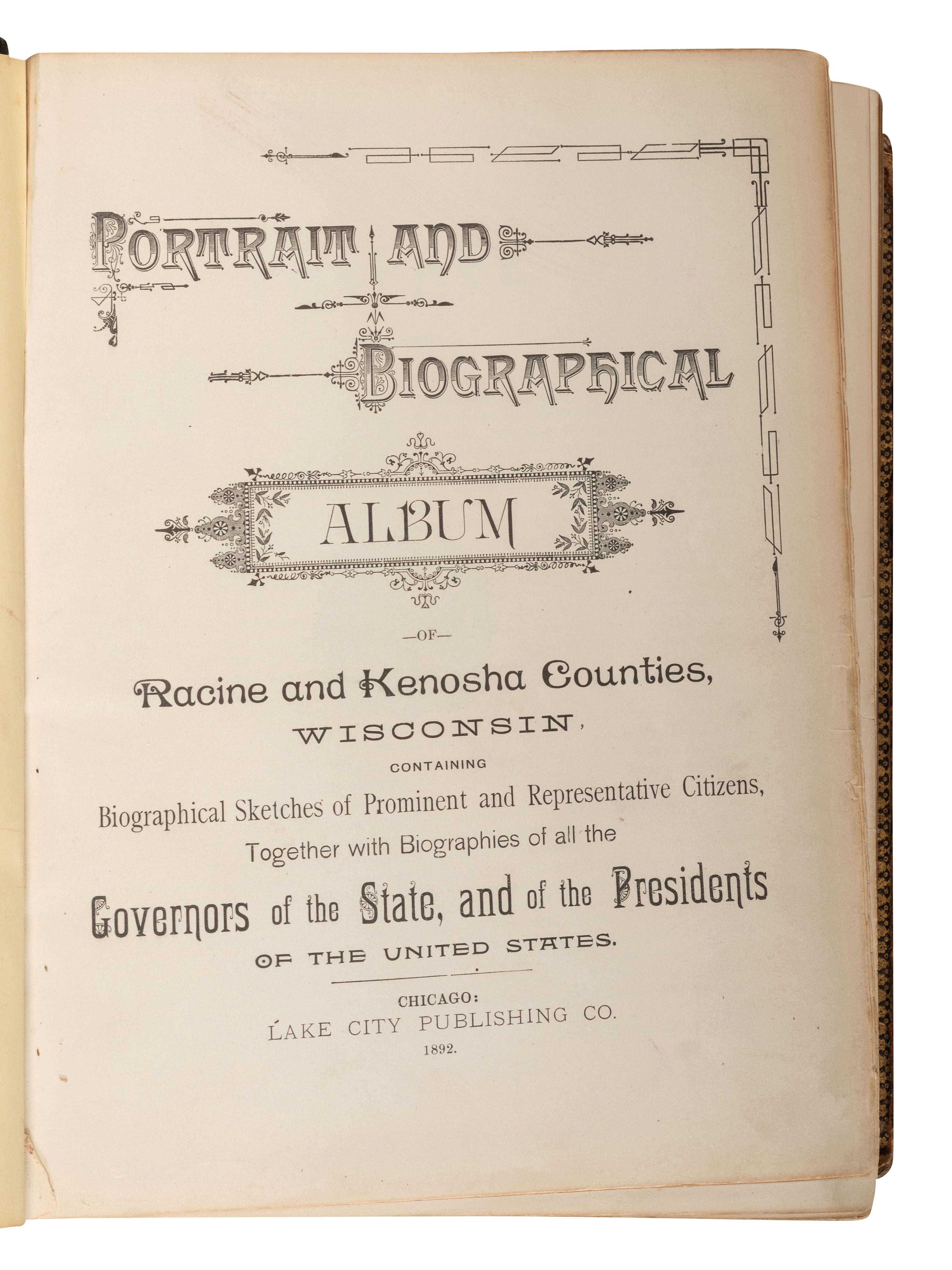 [WISCONSIN]. A group of county histories and other Wisconsin-related books, comprising: