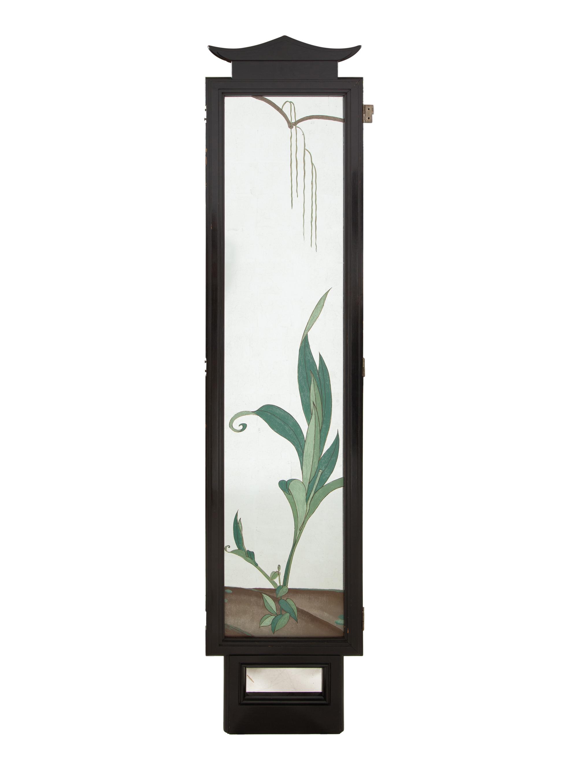A Five-Panel Floor Screen