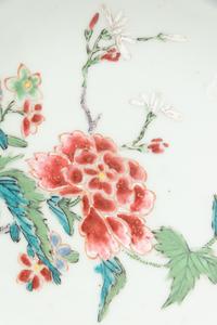 Two Chinese Famille Rose Porcelain Plates