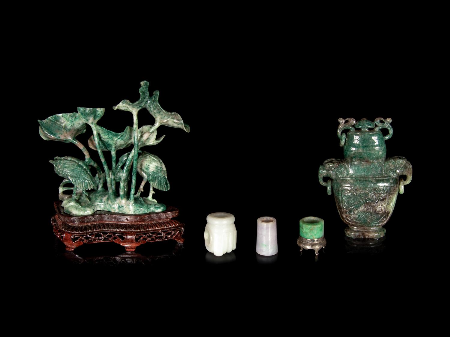 Five Chinese Jadeite Articles