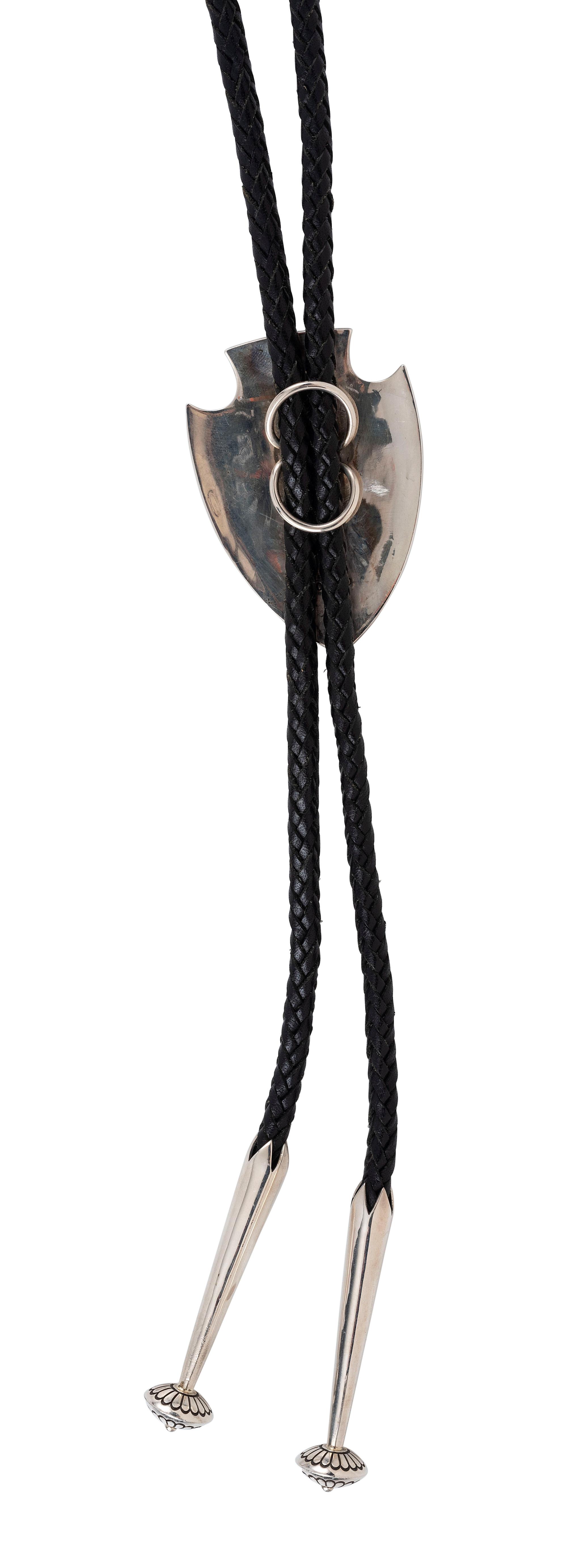 Sterling Silver and Turquoise Nugget Bolo Tie