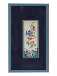 17 Chinese Embroidered Silk Panels
