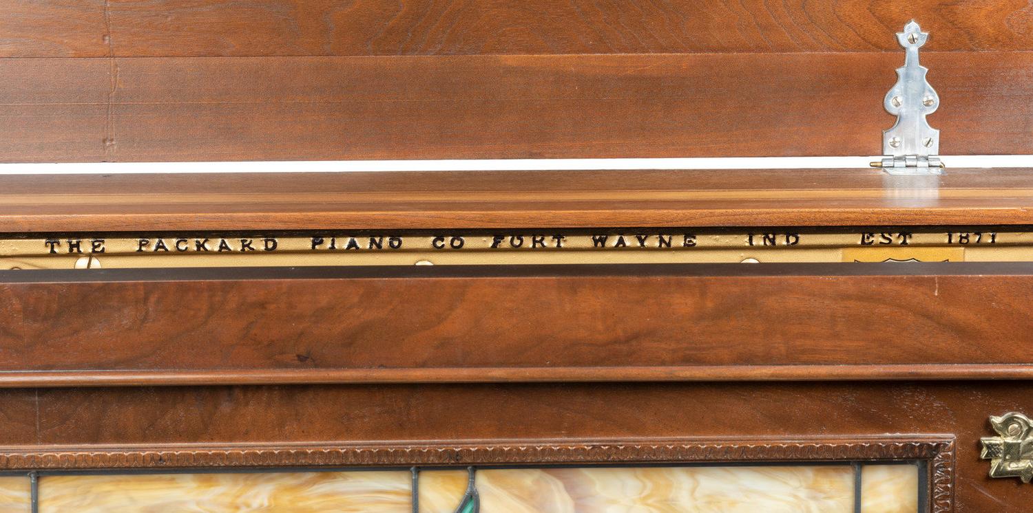 A Packard Stained-Glass Inset 25-Cent Player Piano Orchestrion